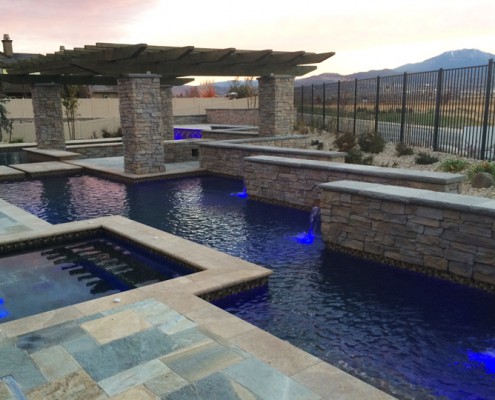 contemporary pool design