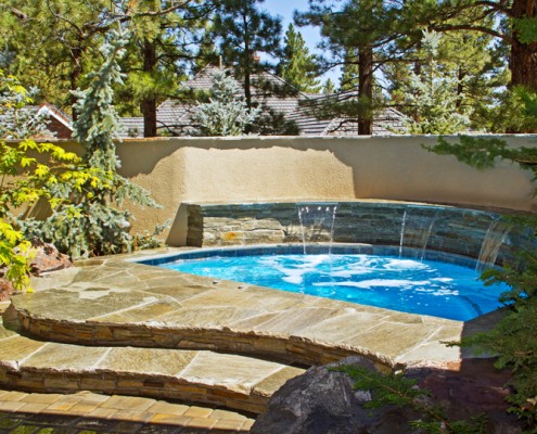 Natural In-Ground Hot Tub
